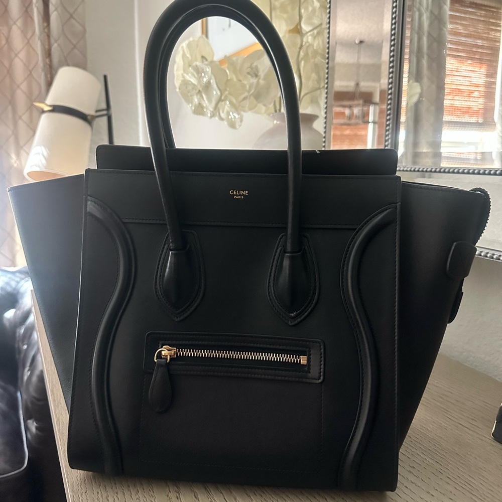 Celine Black Tote Bag